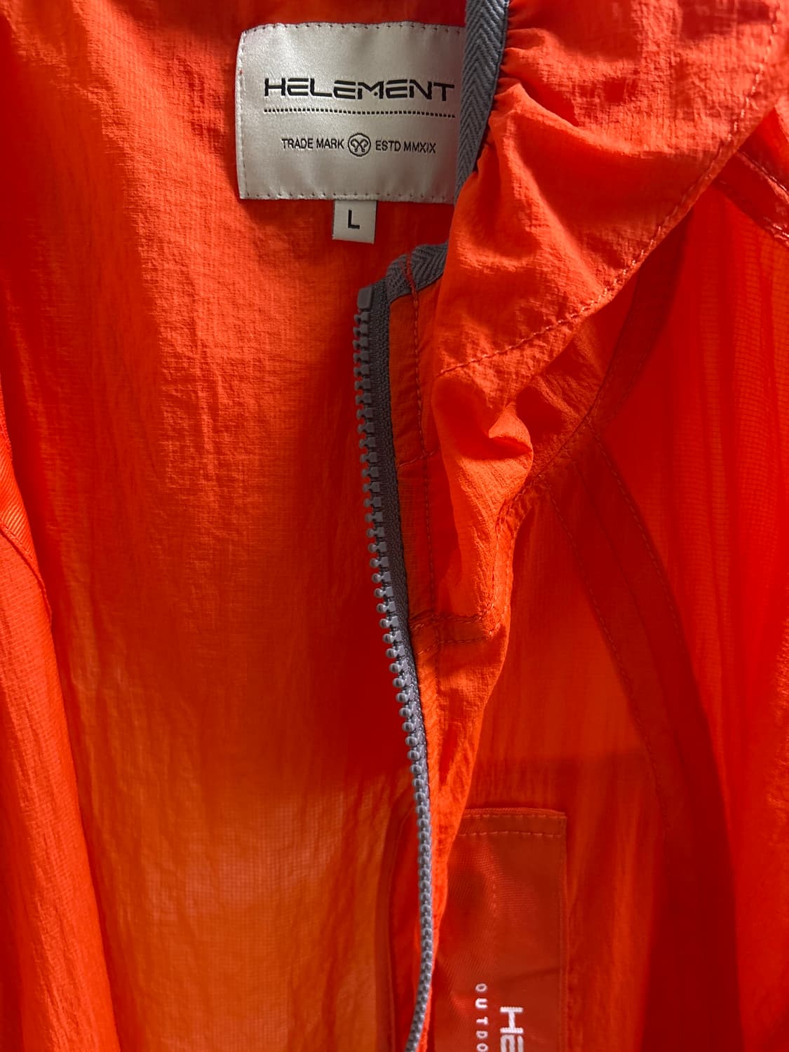 힐리먼트 코쿤 웨빙 바람막이 자켓 (ORANGE) 상품이미지3
