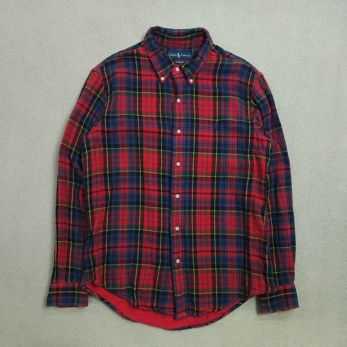 폴로 랄프 로렌 플란넬 체크 셔츠 L 상품이미지1