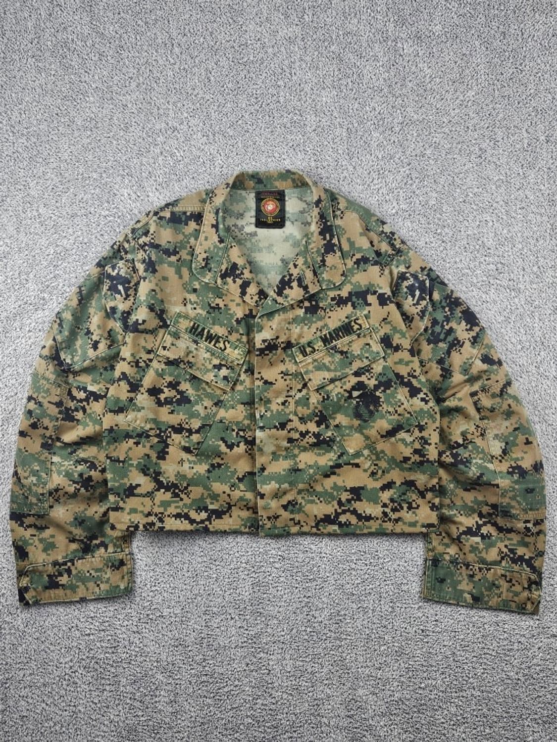 US 마린 USMC 크롭 커스텀 필드 셔츠 ( M ) / 11625 상품이미지1