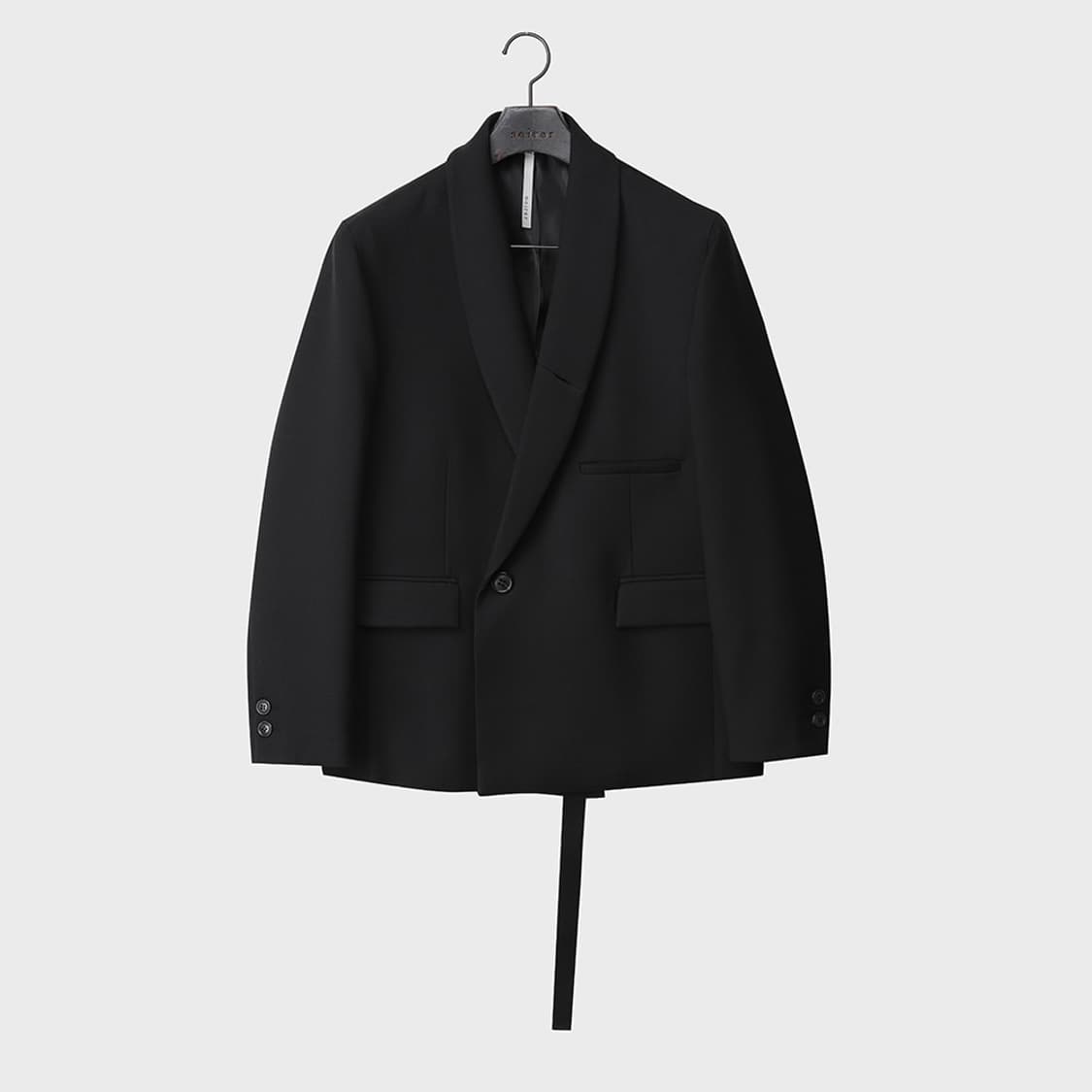 노이어 실크 숄카라 더블 자켓 상품이미지1