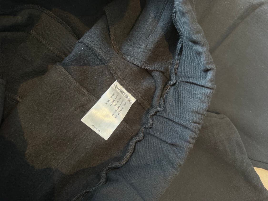 크롬하츠 스크롤 로고 스펠아웃 스웨트팬츠 블랙 L 상품이미지8