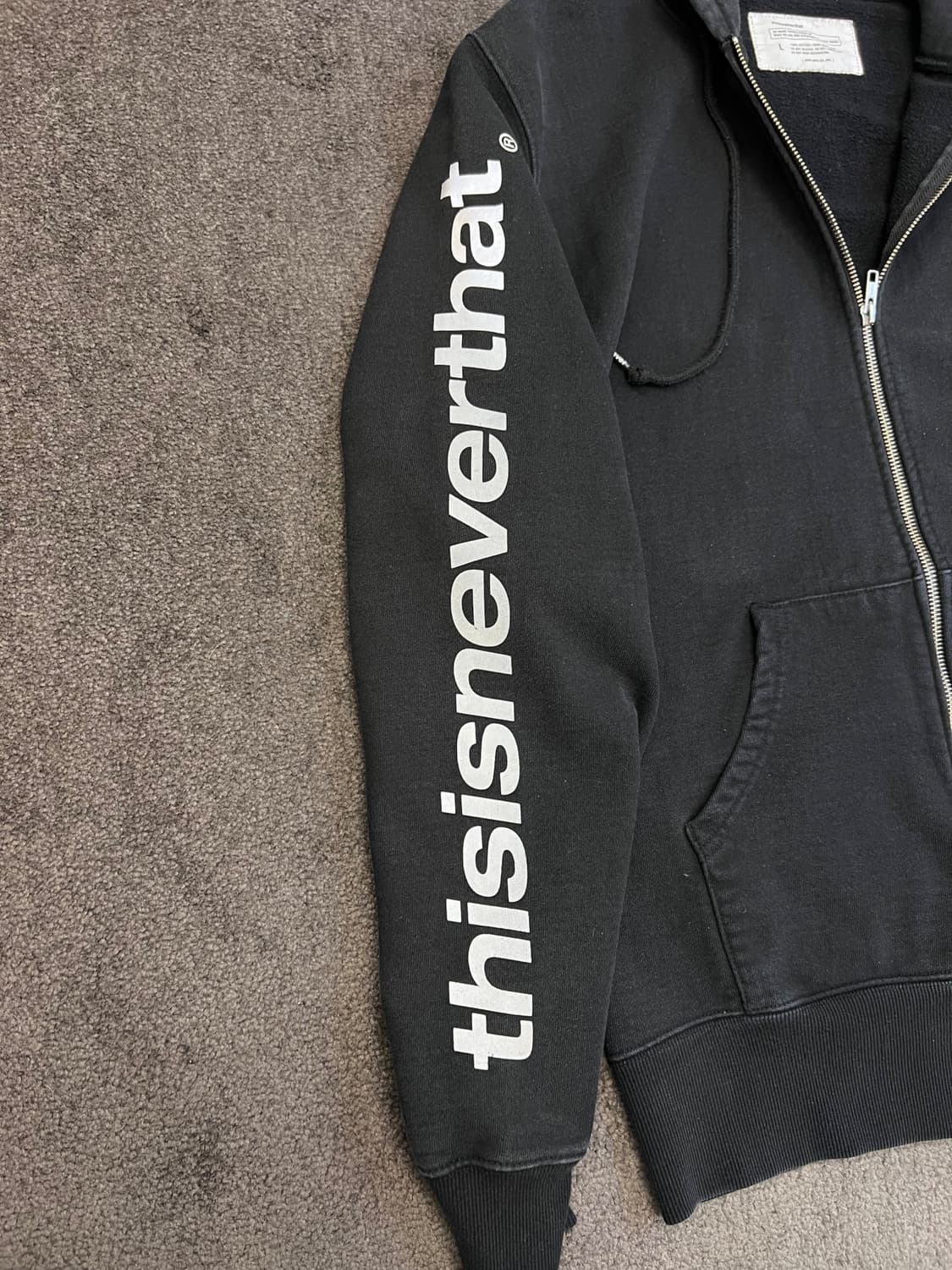 디스이즈네버댓 로고 후드집업 L 상품이미지4