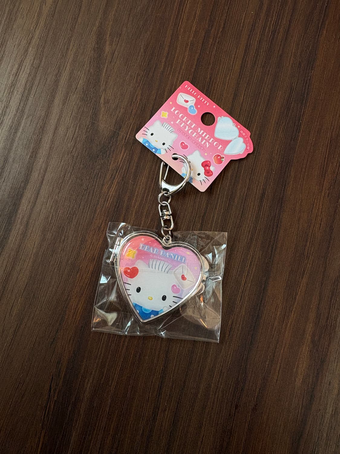 헬로키티 양면 미러 키링 상품이미지1
