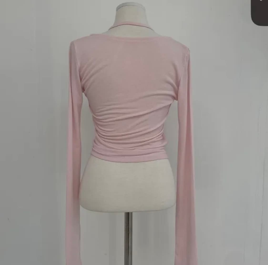 (정가 28800원)챈스온x 플리에 발레코어 랩 가디건 홀터넥 티셔츠🧴 상품이미지4