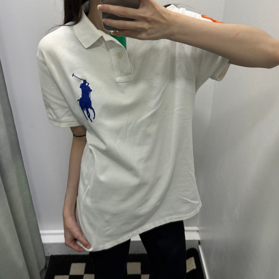 폴로 빅포니 pk 반팔 티셔츠 화이트  상품이미지1