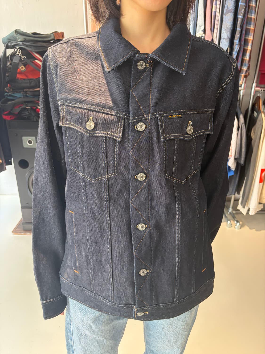 G-STAR RAW 인디고 데님 트러커 자켓 상품이미지1