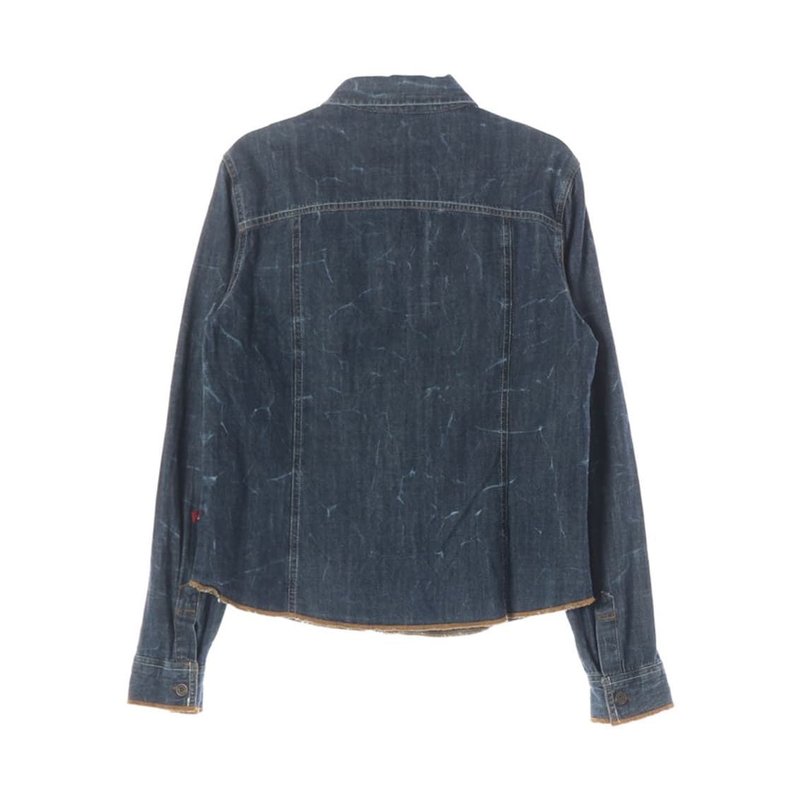 뱅뱅 빈티지 크랙 워싱 데님 셔츠 M 상품이미지2