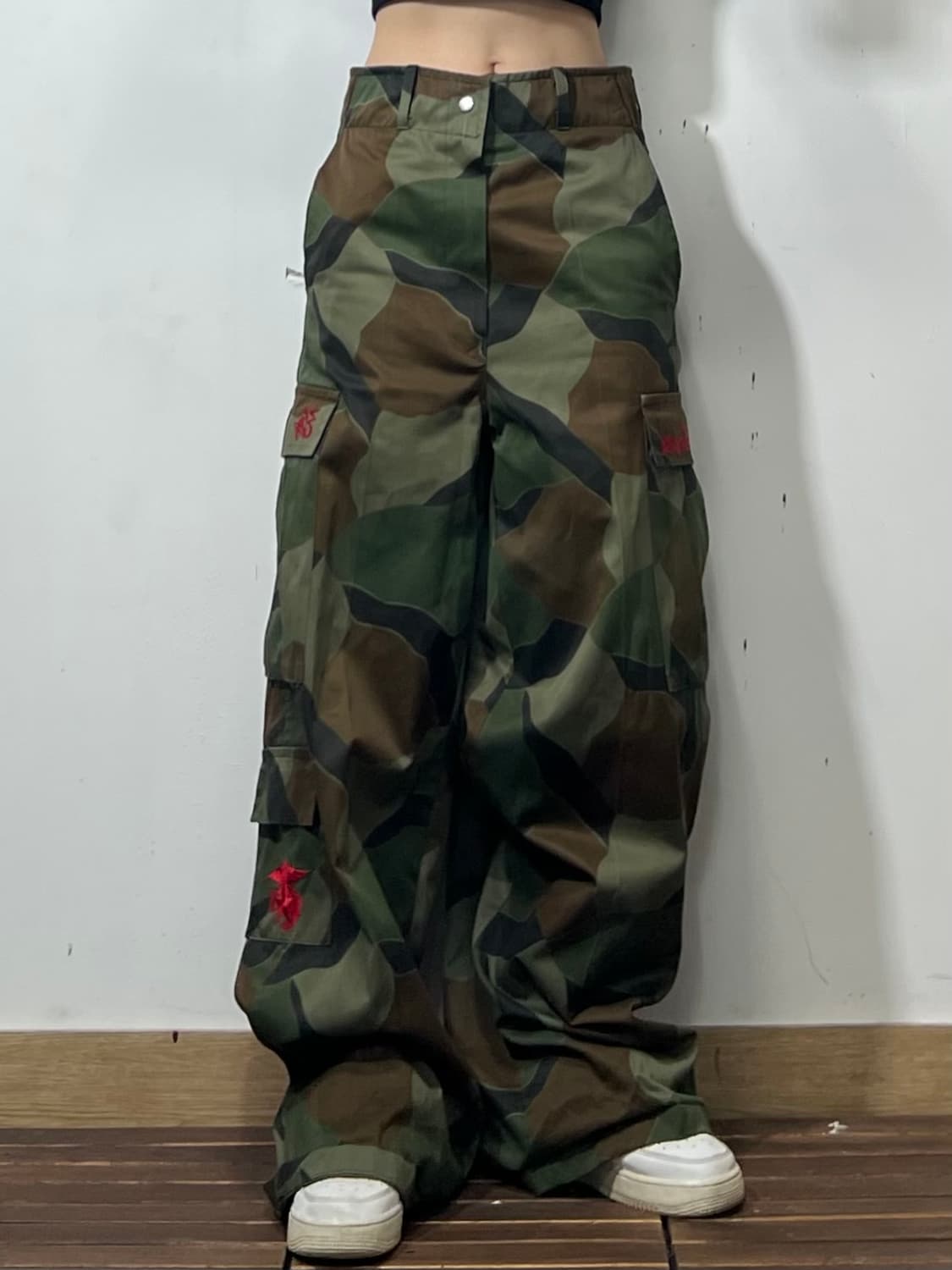 카모 카고 와이드 밀리터리팬츠 28 상품이미지2