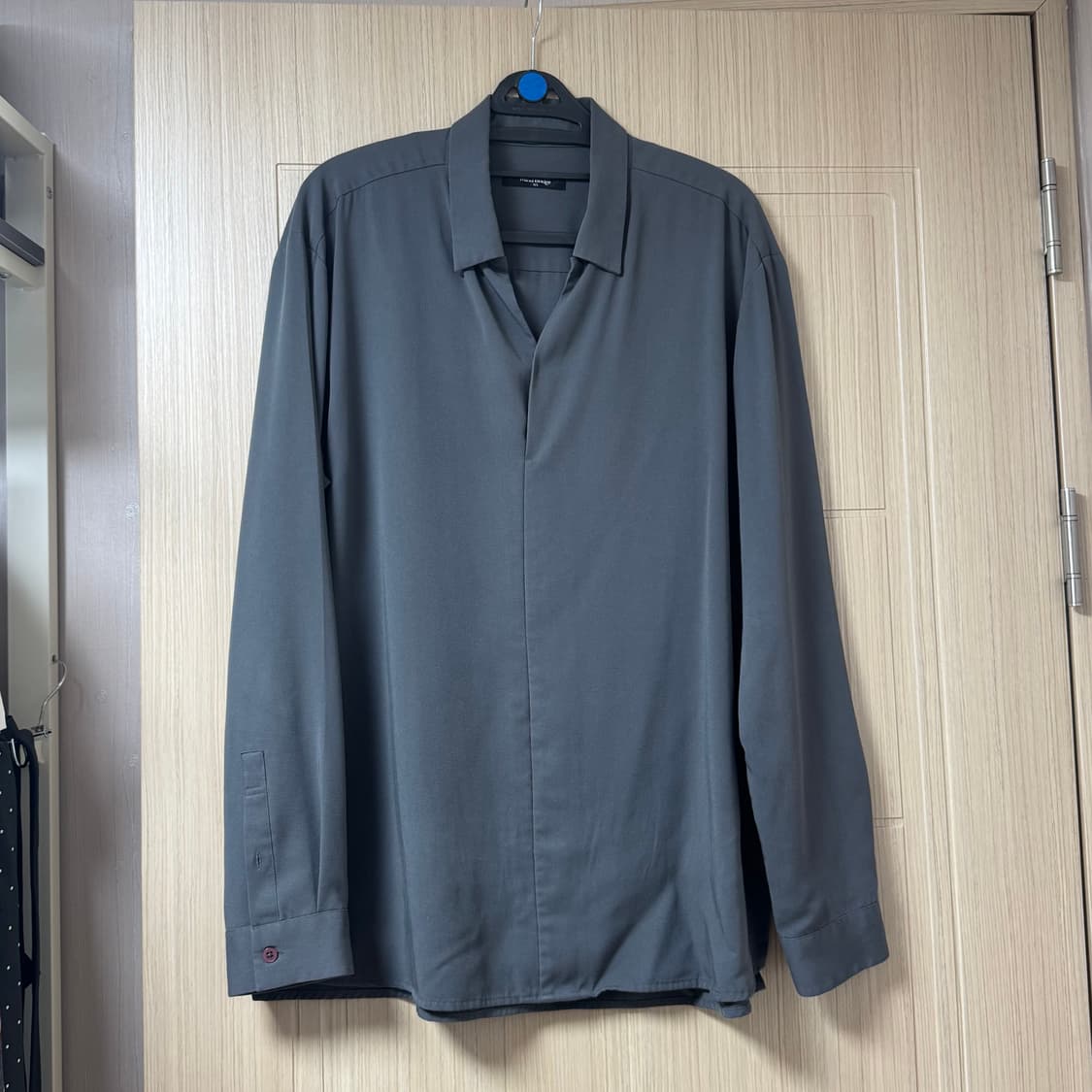 마인드브릿지 남자 가을셔츠 와이셔츠 차콜 상품이미지1