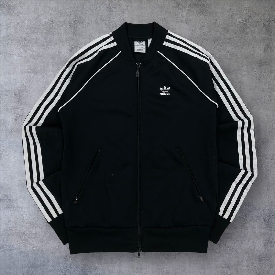 아디다스 오리지날 스몰 로고 블랙 트랙탑 져지 상품이미지1