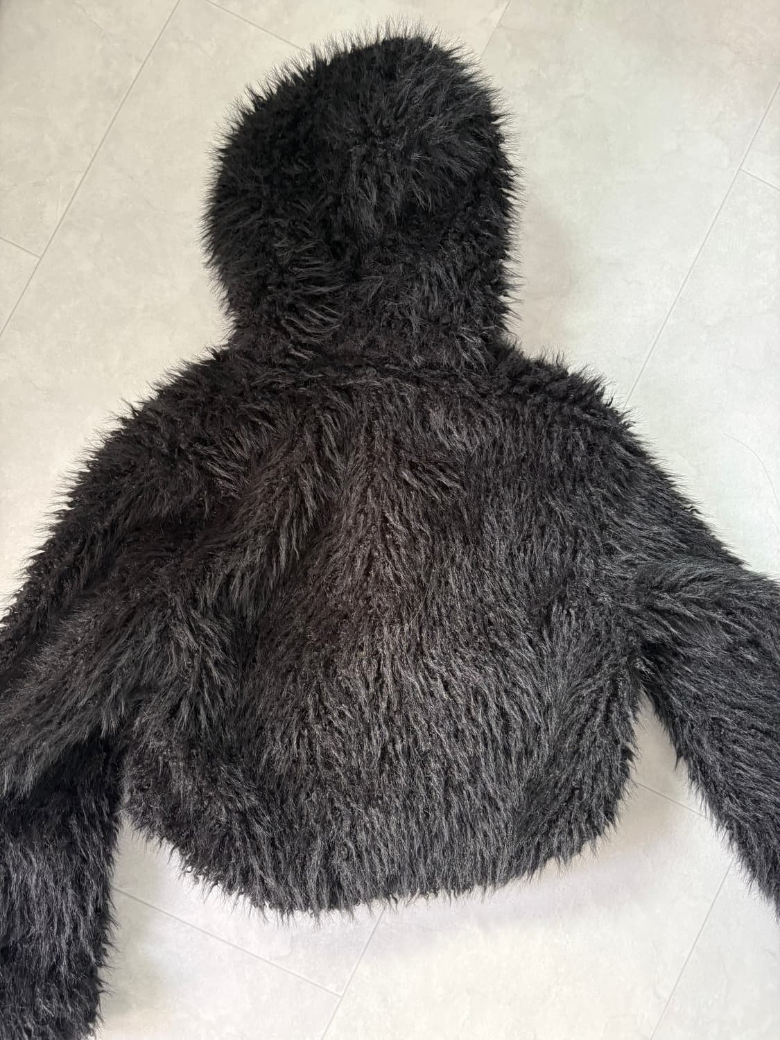 유즈 detachable hoodie fur short jacket  상품이미지4