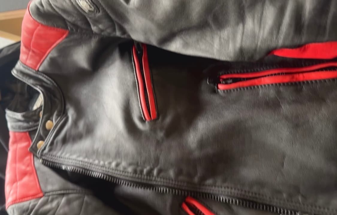 빈티지 가죽 라이더 자켓 상품이미지2