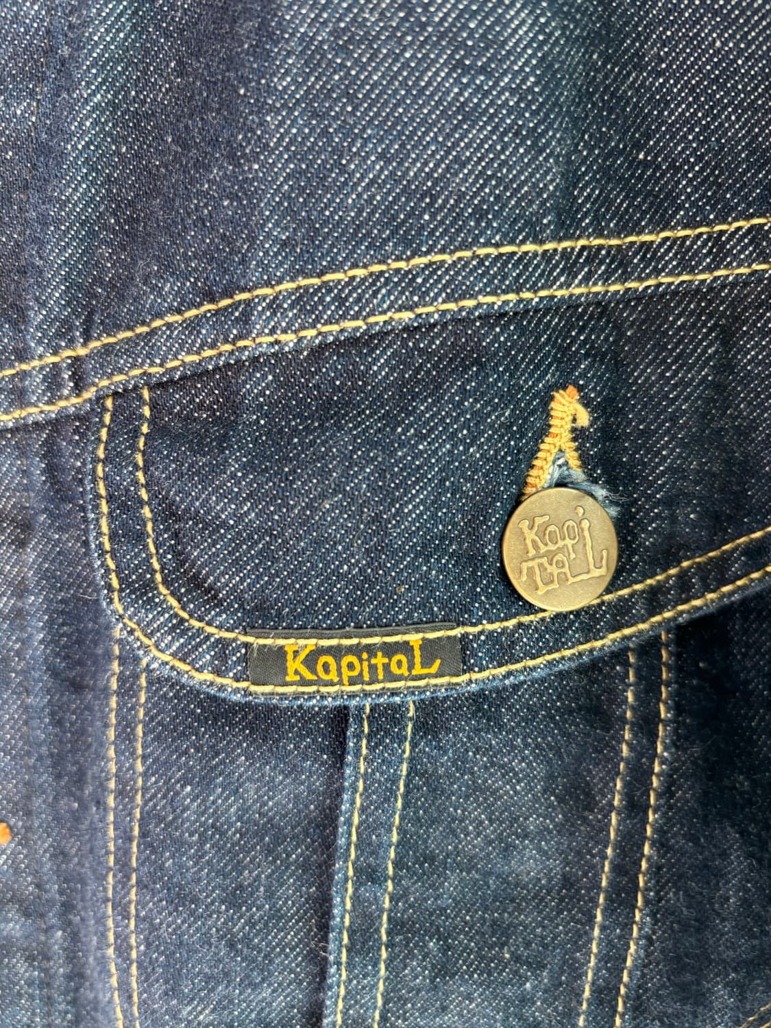 캐피탈 본 데님 자켓 인디고 상품이미지3