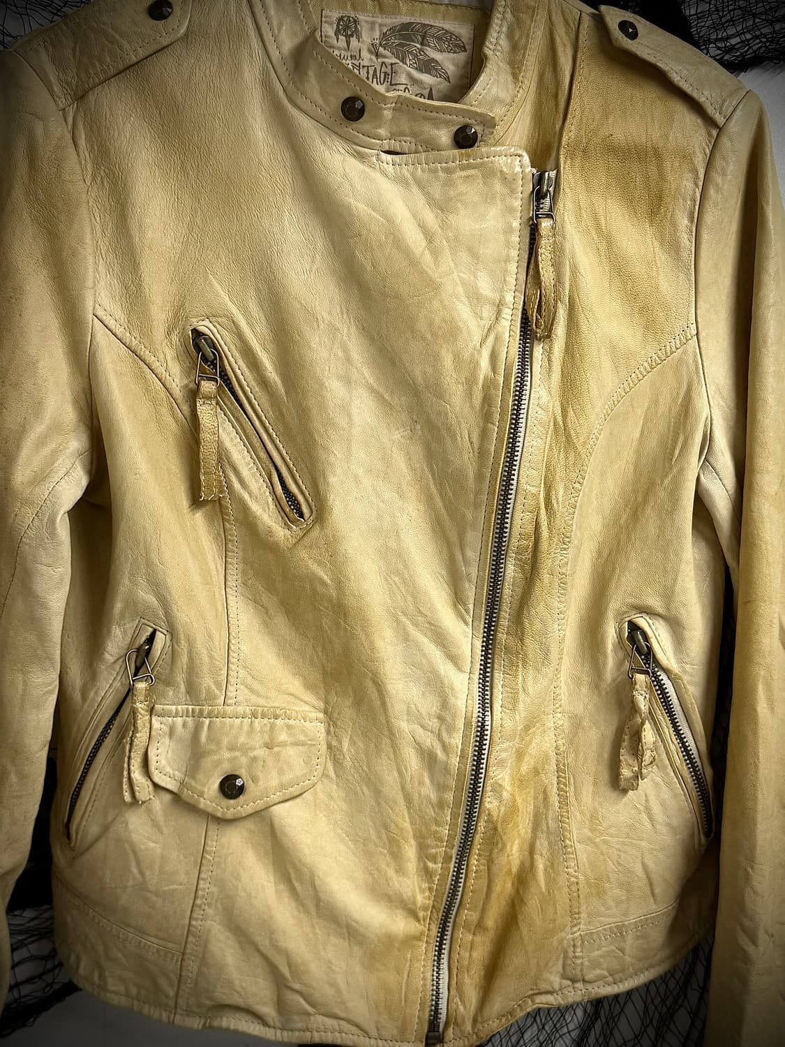 G.O.A vintage leather jacket 상품이미지9