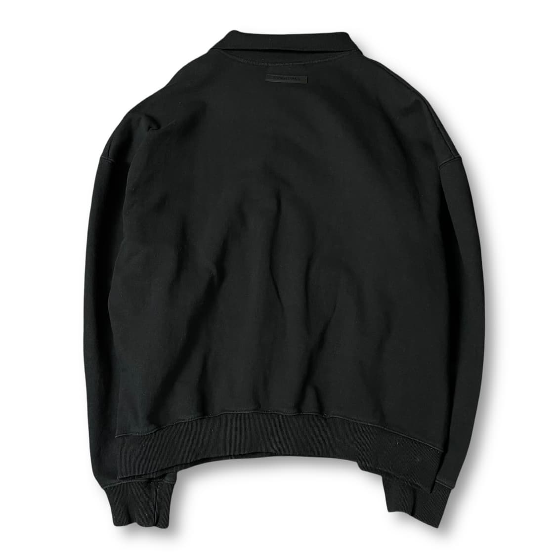 피어오브갓 에센셜 블랙 카라 맨투맨 상품이미지2