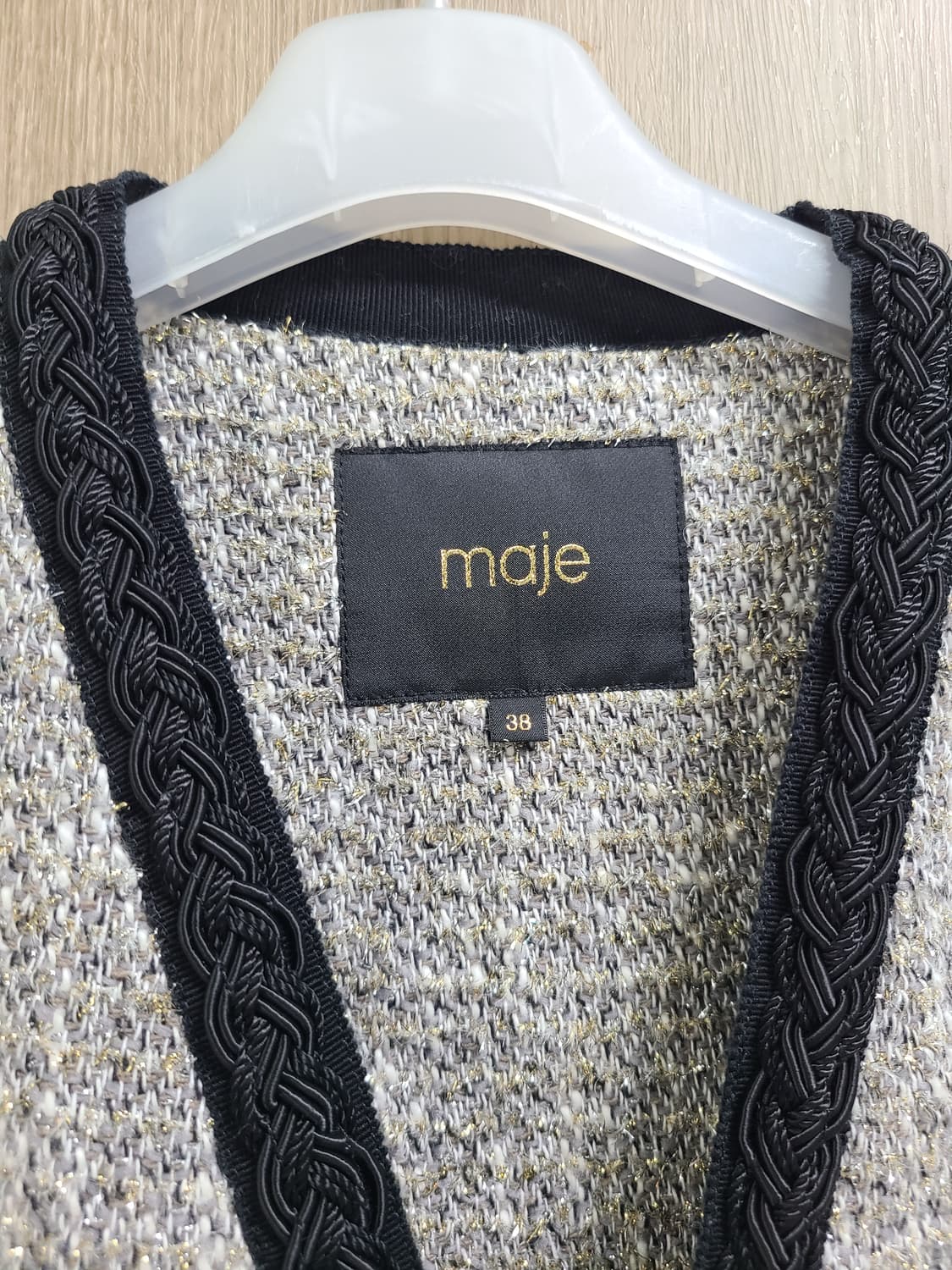 마쥬 니트 트위드 자켓 38사이즈  상품이미지2