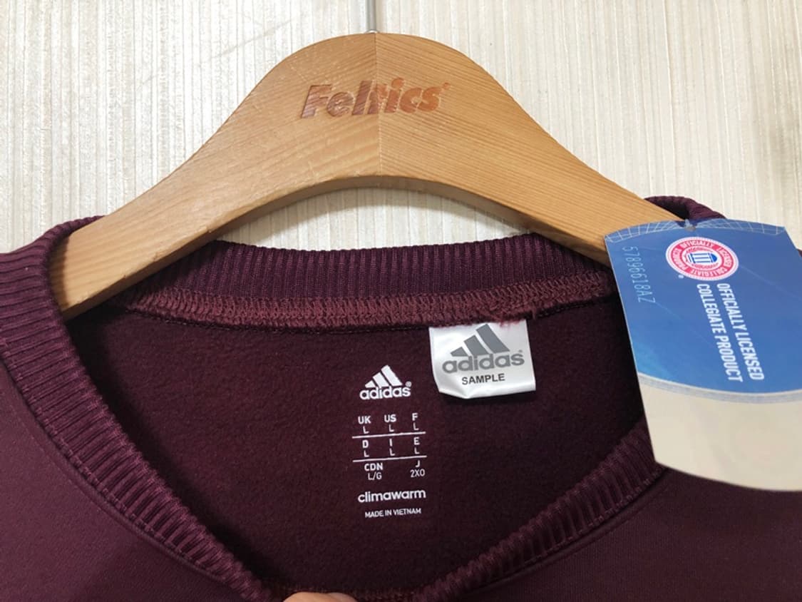 아디다스 텍사스 A&M애기스 풋볼팀 스웨트셔츠/맨투맨 L(해외) 상품이미지4