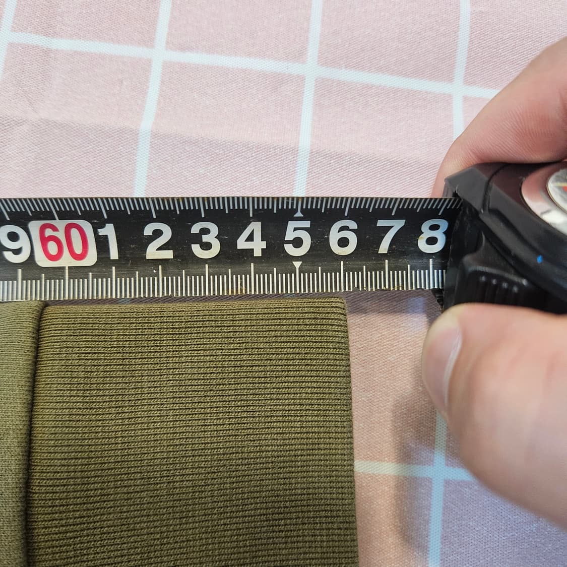 메종키츠네 폭스 패치 맨투맨 L 올리브 상품이미지8