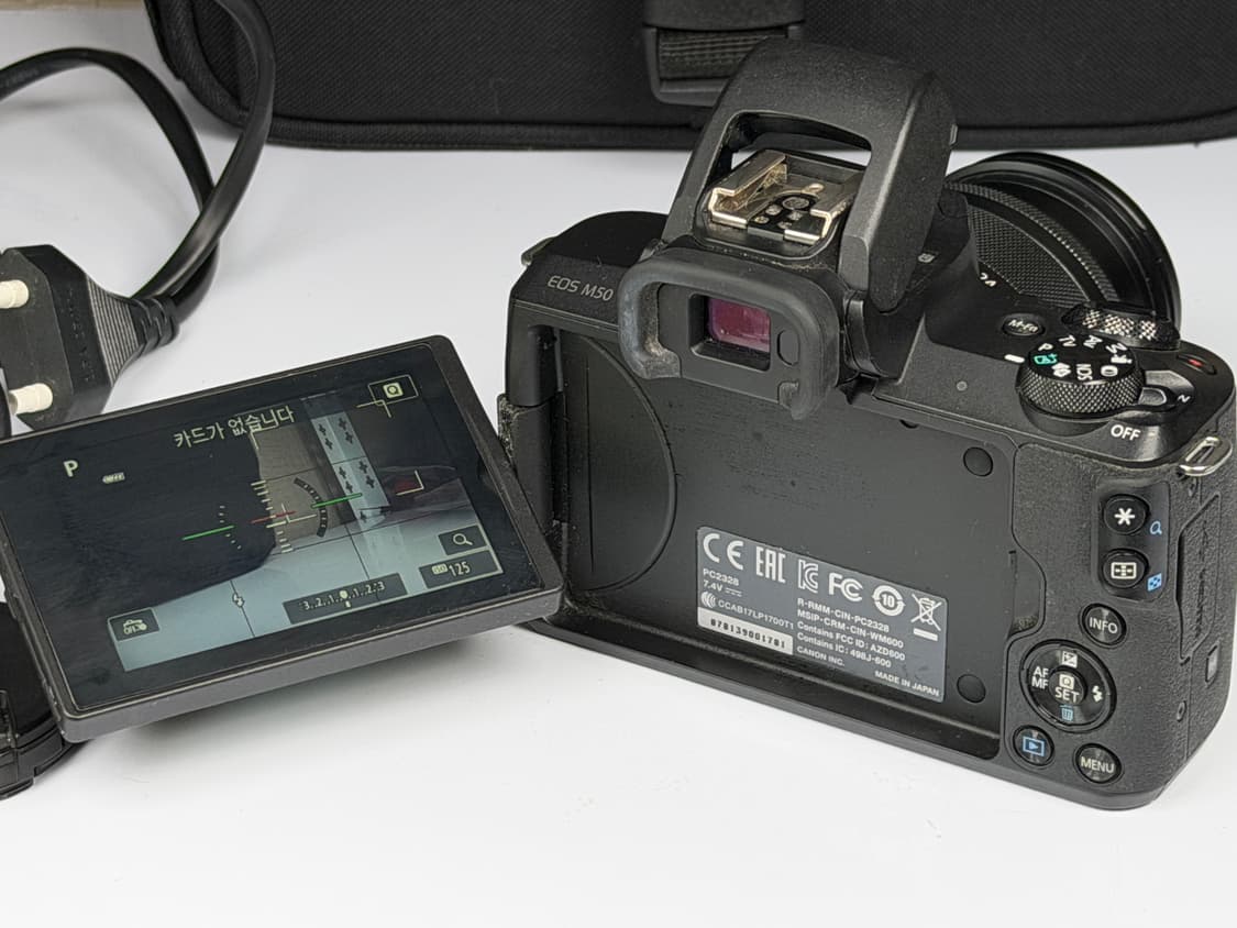캐논 EOS M50 블랙 미러리스 카메라 상품이미지7