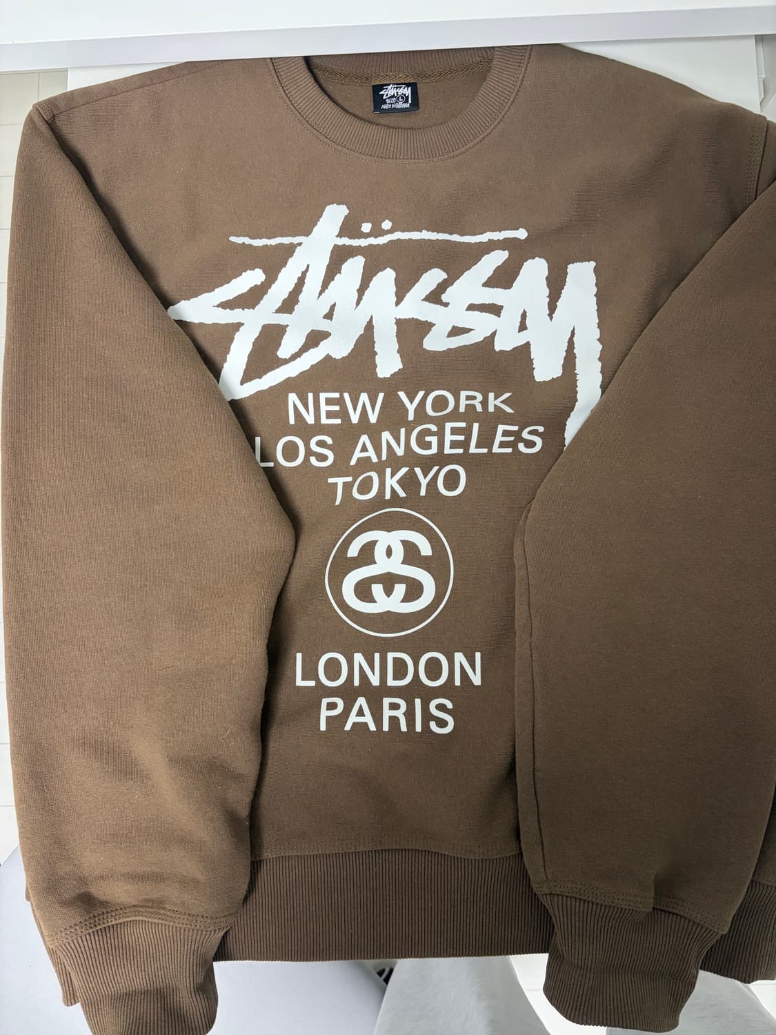 (상태 s급) 스투시 월드투어 크루넥 맨투맨 L 상품이미지6