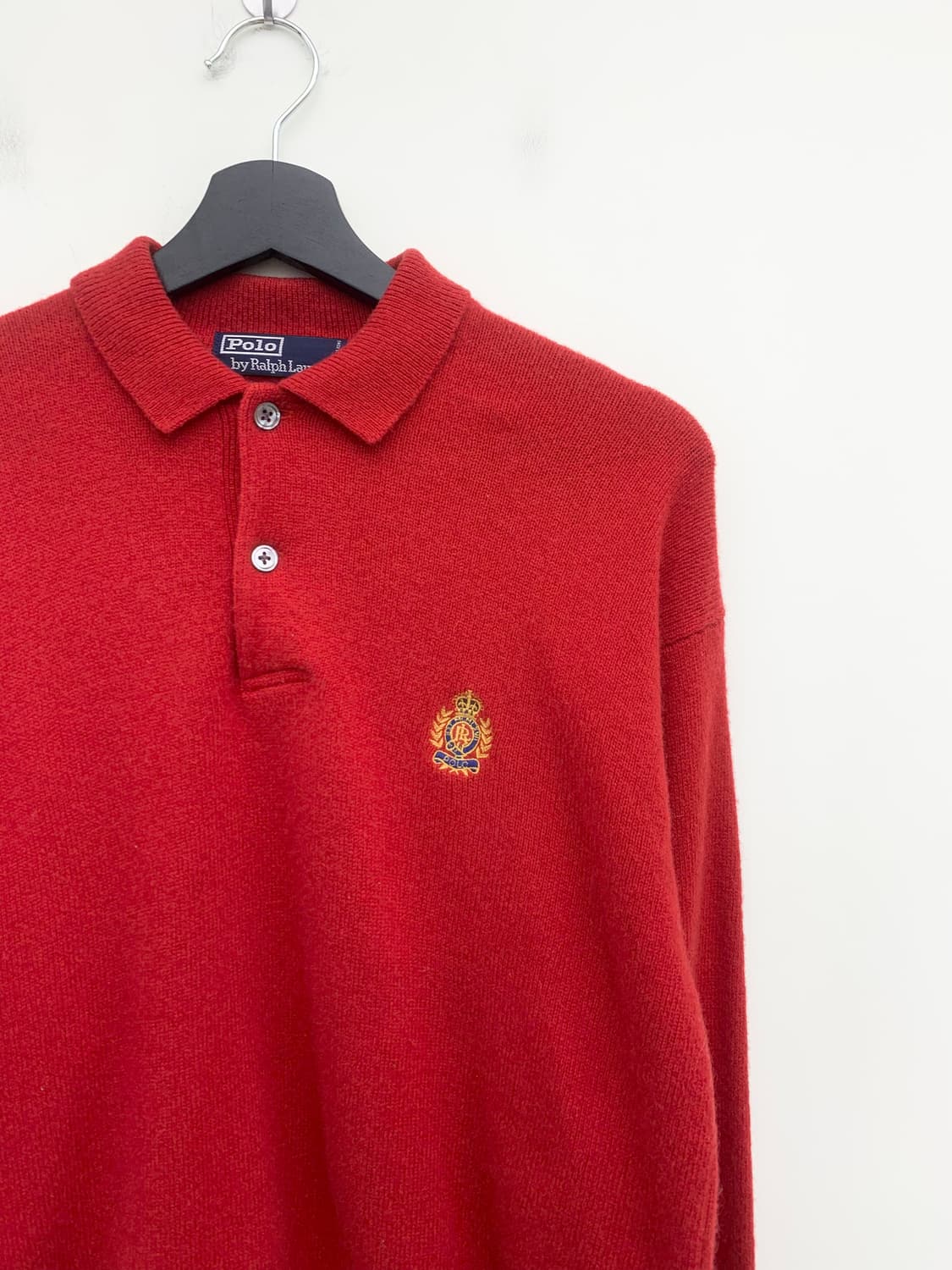 폴로 랄프로렌 크레스트 와펜 램스울 카라 니트 상품이미지3