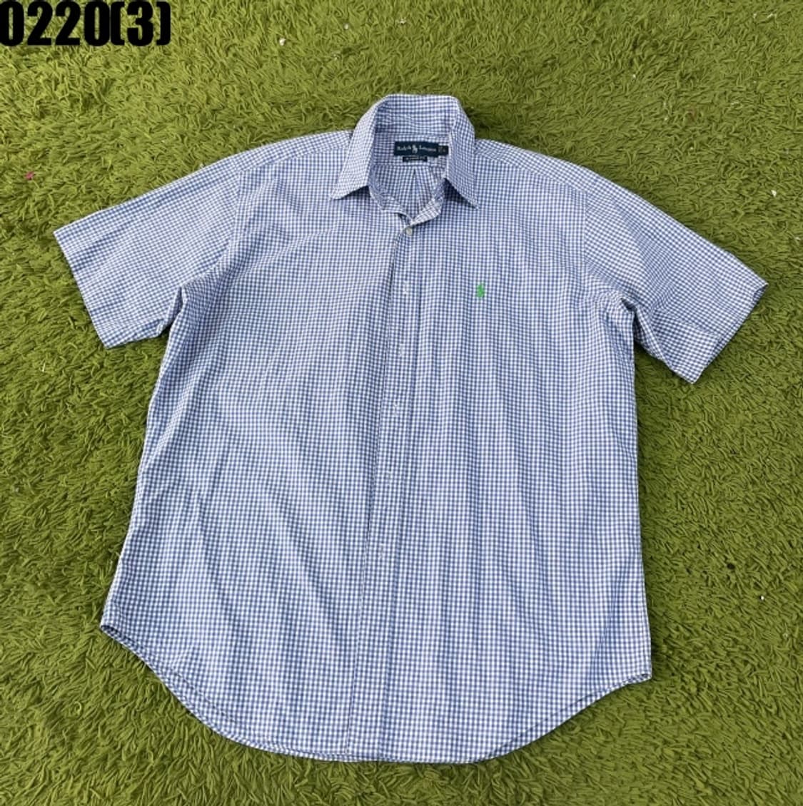 랄프로렌 반팔 체크 셔츠 상품이미지1