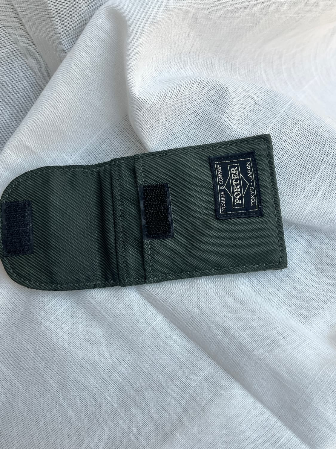 Porter 포터 코튼 카드지갑 다크 그린 상품이미지6