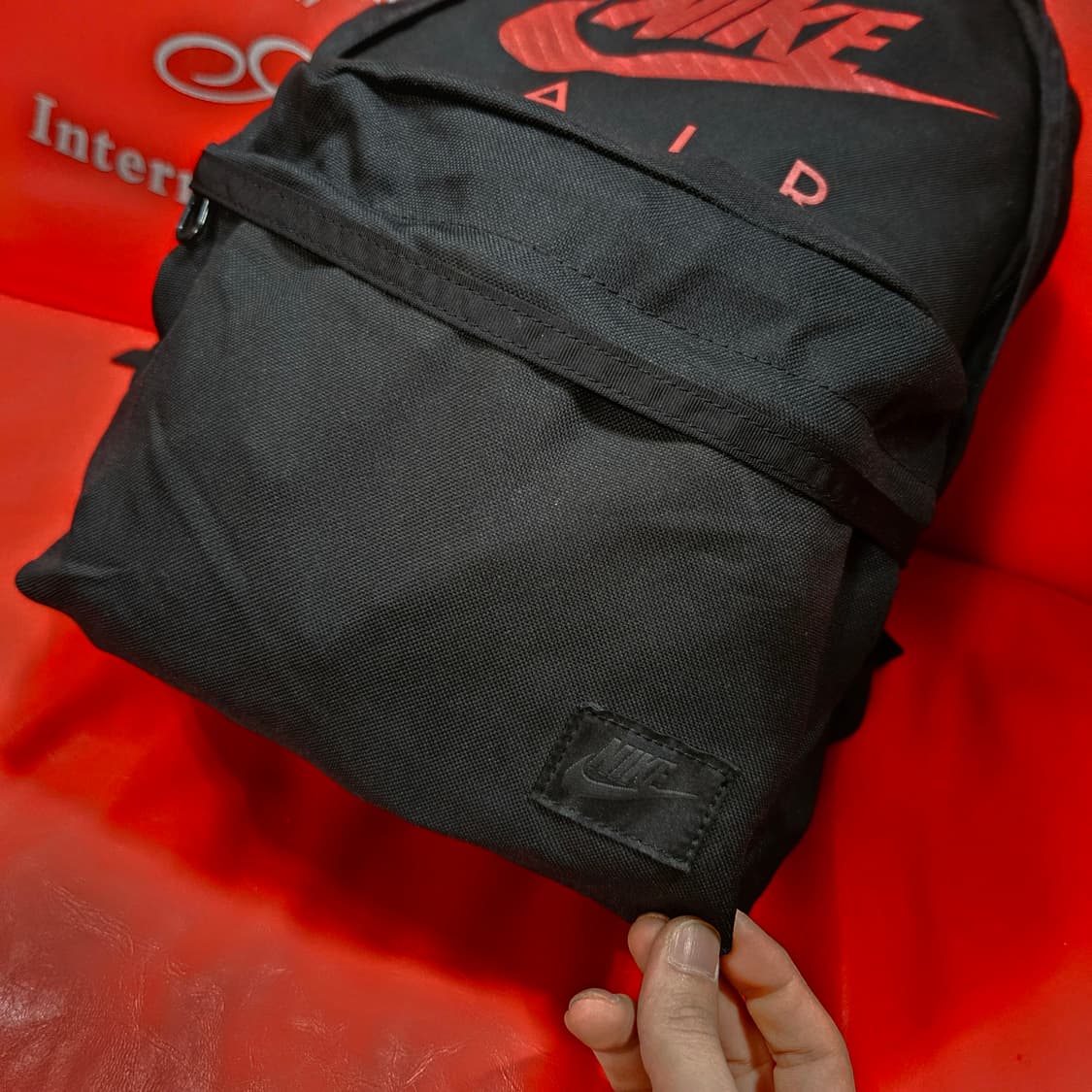 나이키(Nike) 스우시 빅로고 프린팅 나일론 백팩  상품이미지2