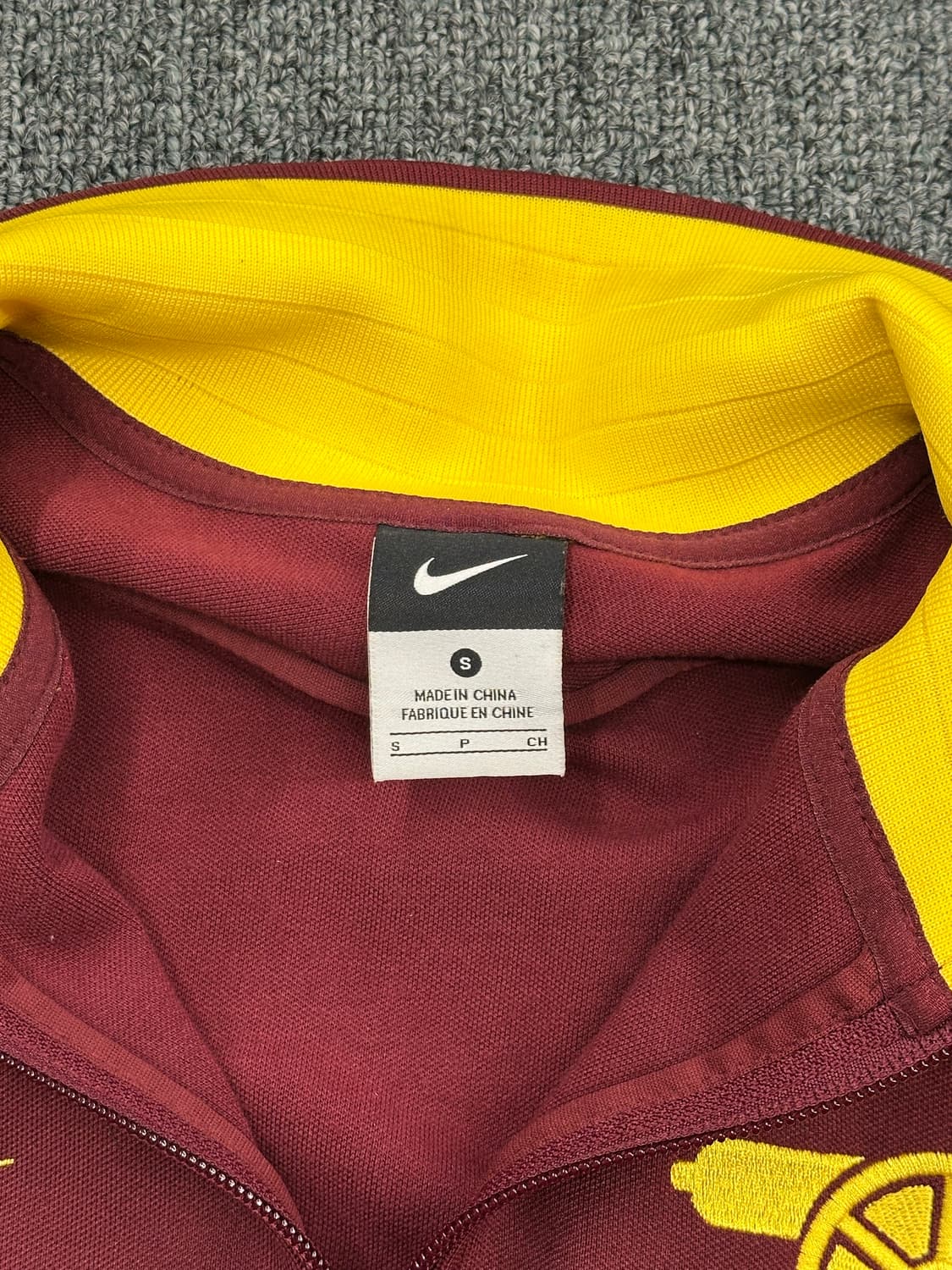 S)나이키 아스날 플라이 에미레이트 트랙탑 저지 상품이미지5