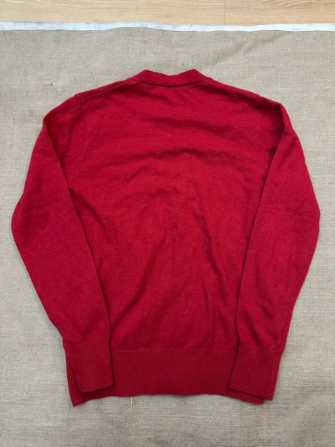 꼼데가르송 PLAY 레드 가디건 L (95-100) 정품 상품이미지3