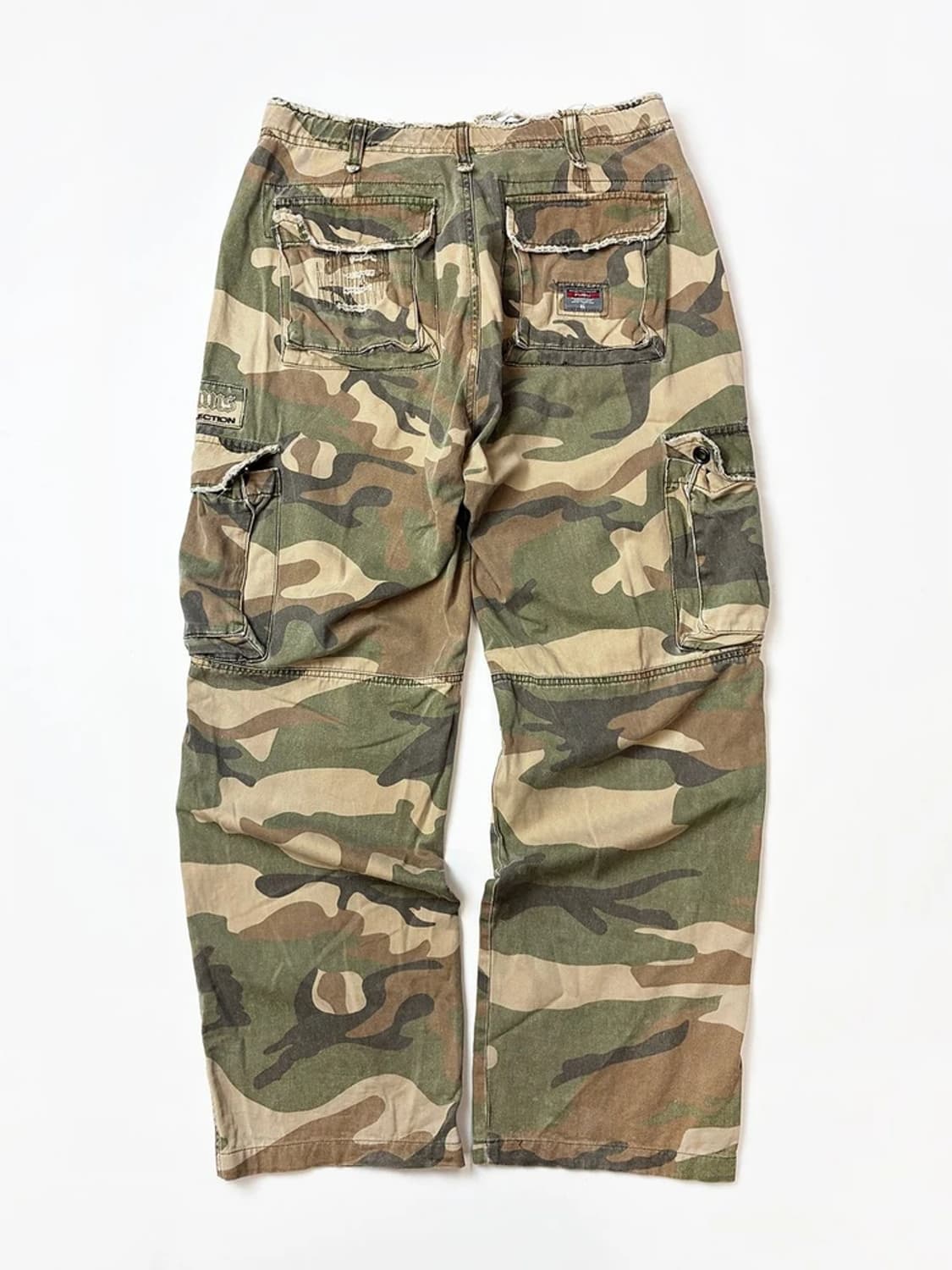 후부 FUBU 00s OG 카모플라쥬 카고 와이드 팬츠 PN4675 상품이미지7
