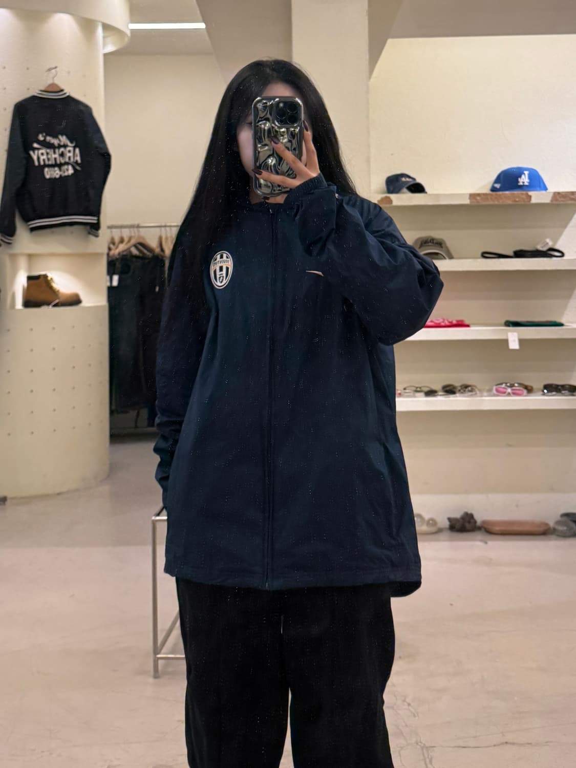 나이키 유벤투스fc 협업 빈티지 바람막이 U1248 상품이미지1