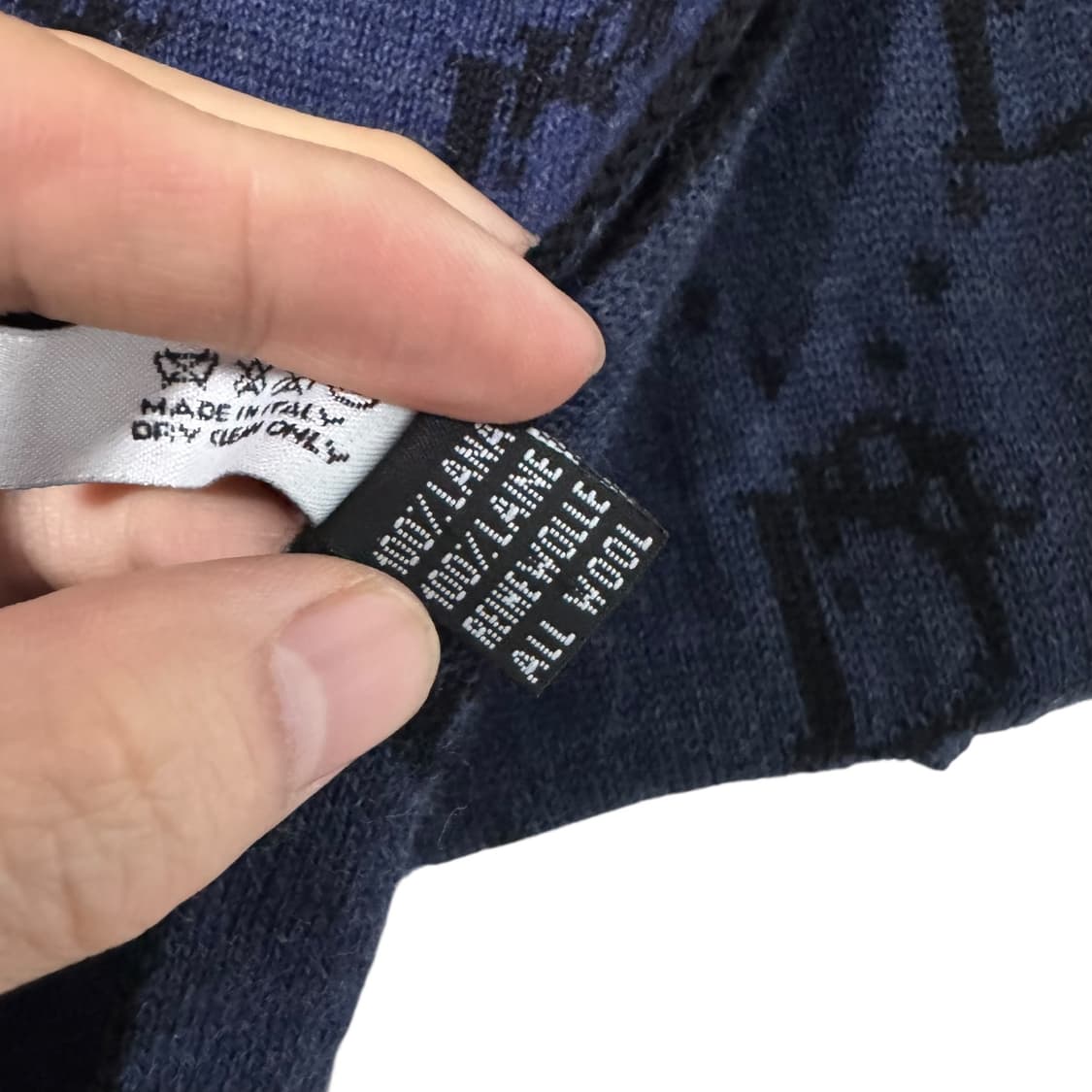 정품 디올 오블리크 블랙 머플러 상품이미지5