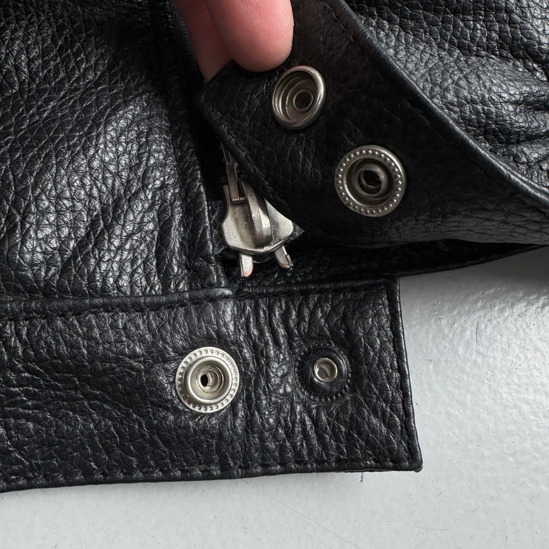 디스퀘어드 바이커 리얼레더 라이더 가죽 자켓 상품이미지7