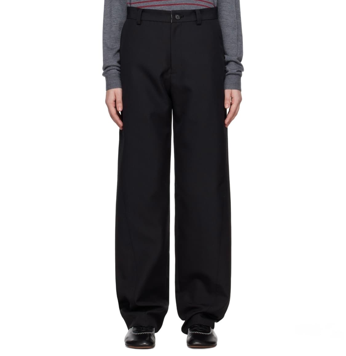 [28]커미션 뉴욕 블랙 쉬프트 슬랙스 상품이미지1