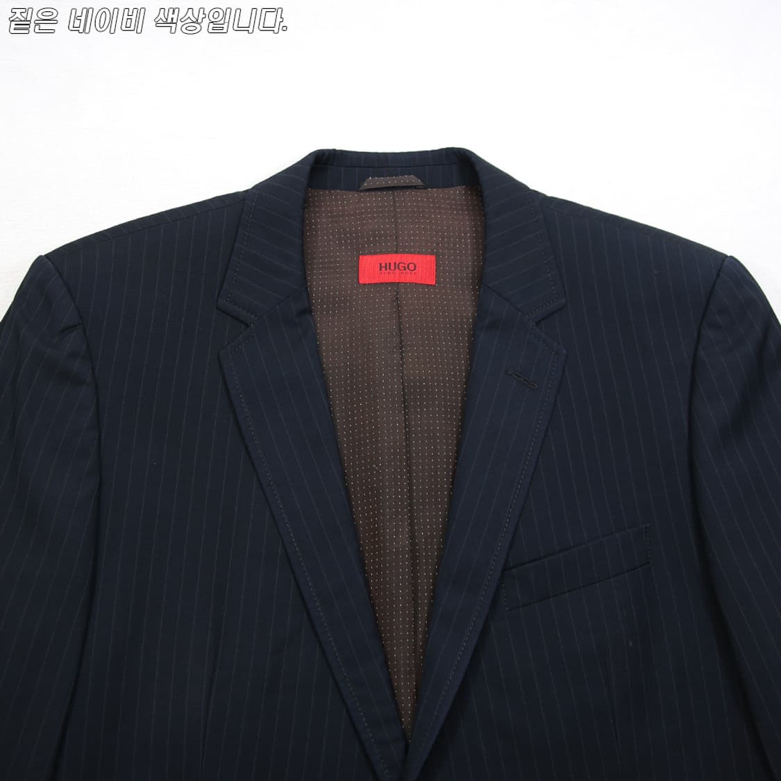 (착용컷) HUGO BOSS 스트라이프 블레이져 (남성용 105) 상품이미지4