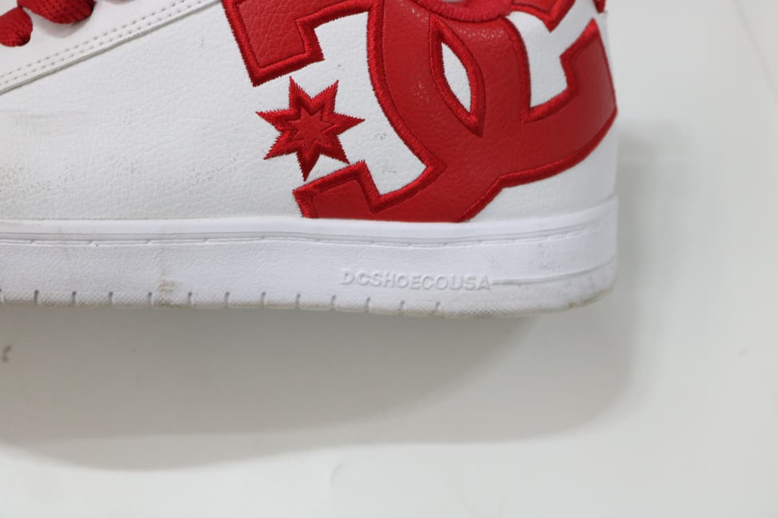 DC Shoes 디씨슈즈 코트 그래픽 라이트 화이트 레드 스니커즈  상품이미지6