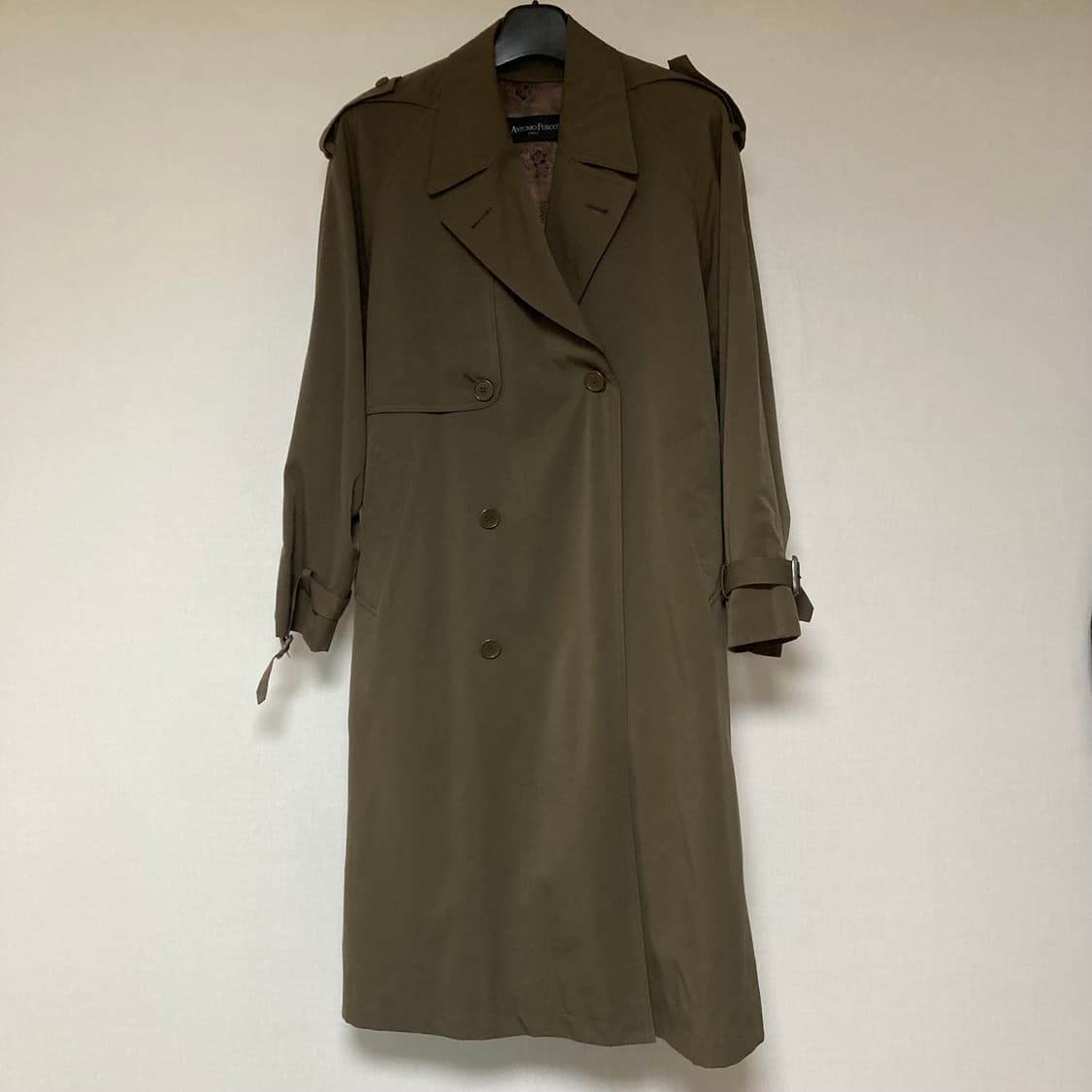 Antonio Fusco 이탈리아 트렌치코트 (카기브라운 / XL) 상품이미지1