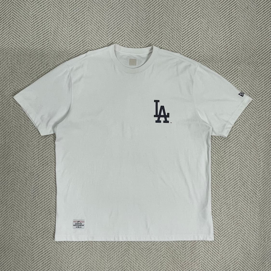 뉴에라 LA다저스 반팔티 화이트 XL 상품이미지1