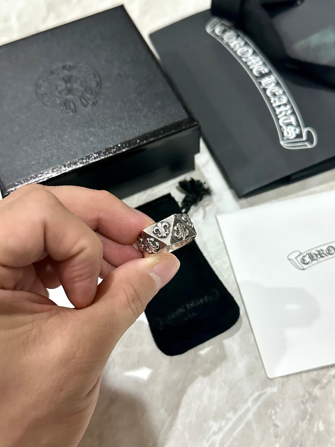 크롬하츠 펜타곤링 (신세계정품/US9) 상품이미지7