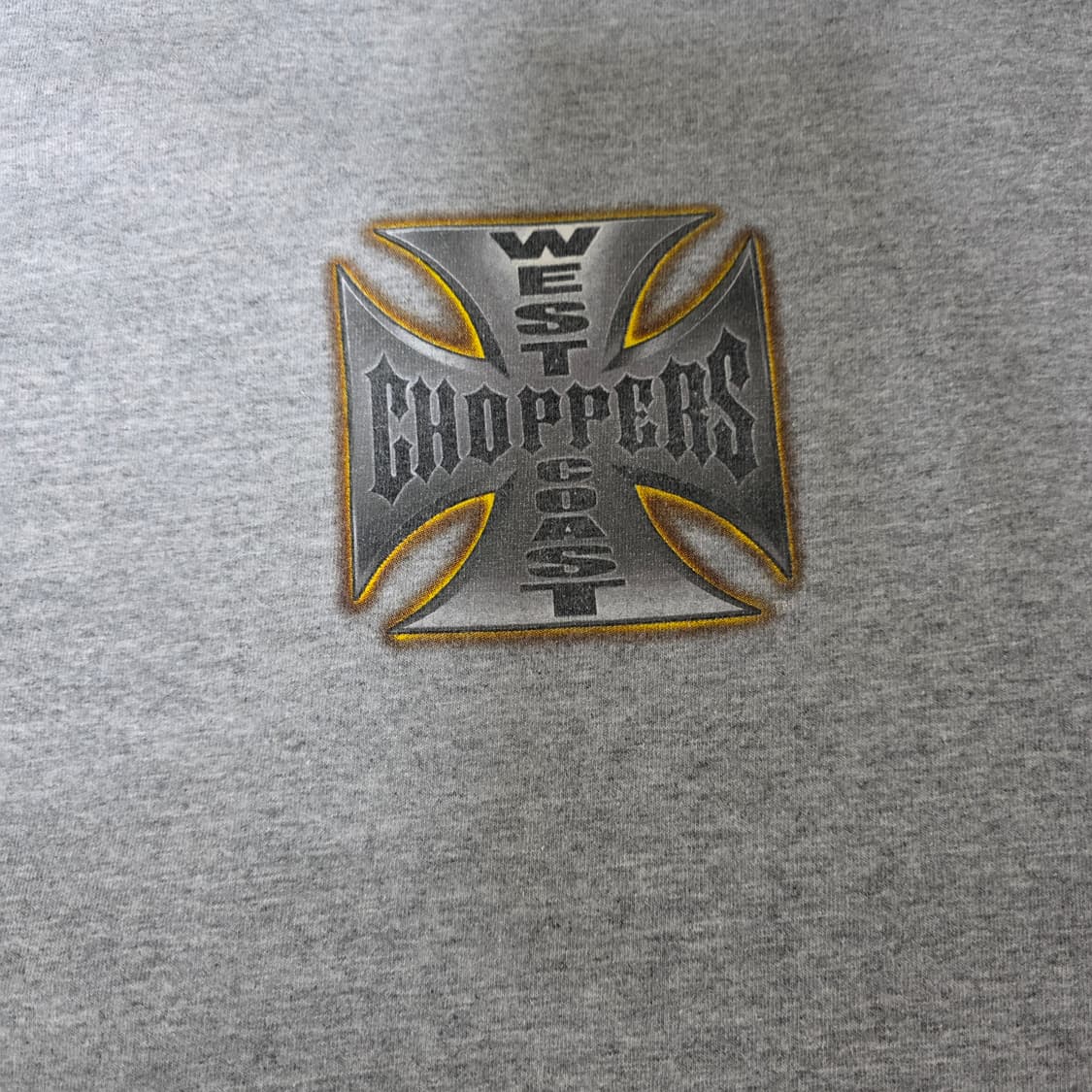 [XL] 빈티지 WCC 웨스트 코스트 차퍼스 쵸퍼 롱슬리브 그레이 상품이미지5