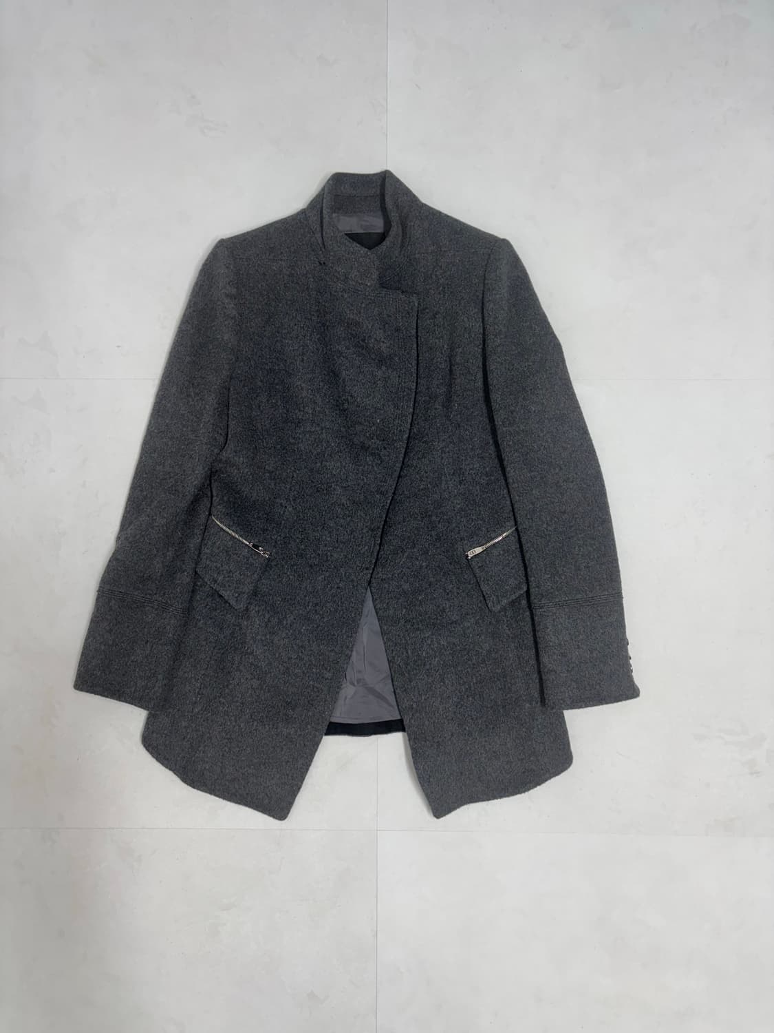 ASYMMETRIC WOOL JACKET 상품이미지8