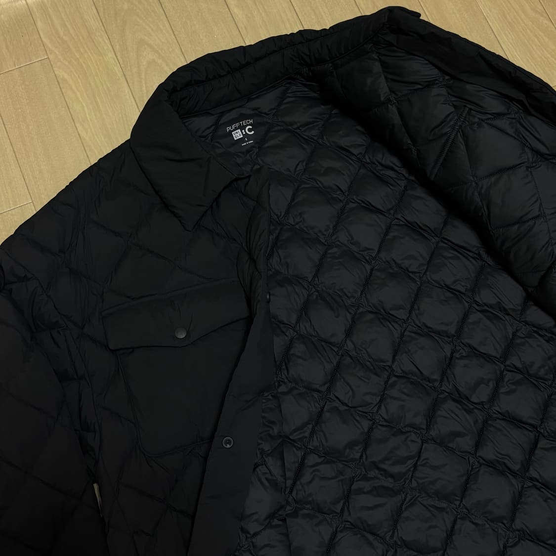 유니클로 & 클레어 콜라보레이션 퀼팅 오버사이즈 코트 (새상품) 상품이미지3