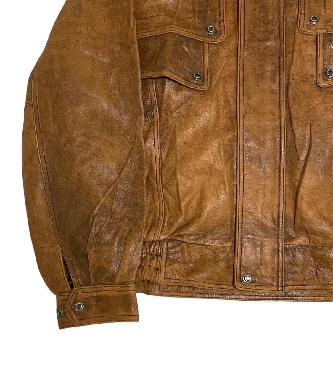 Pelle cyma 레더 봄버 자켓 양가죽 상품이미지2