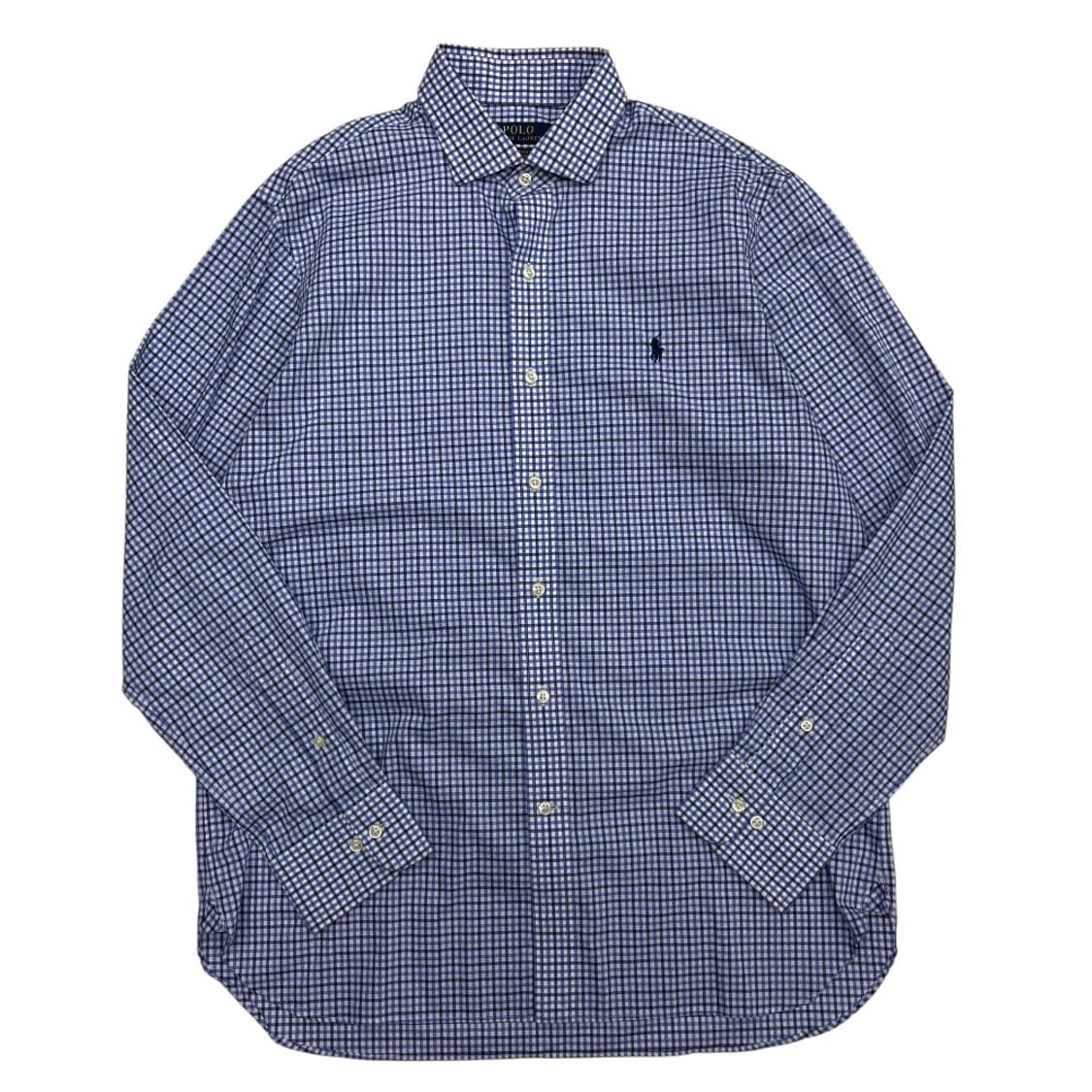 폴로 랄프로렌 네이비포니 블루 체크 셔츠 16 상품이미지2