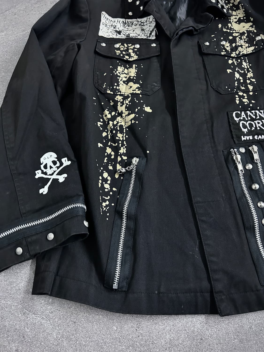 펑크 멀티 지퍼 셔츠 상품이미지4