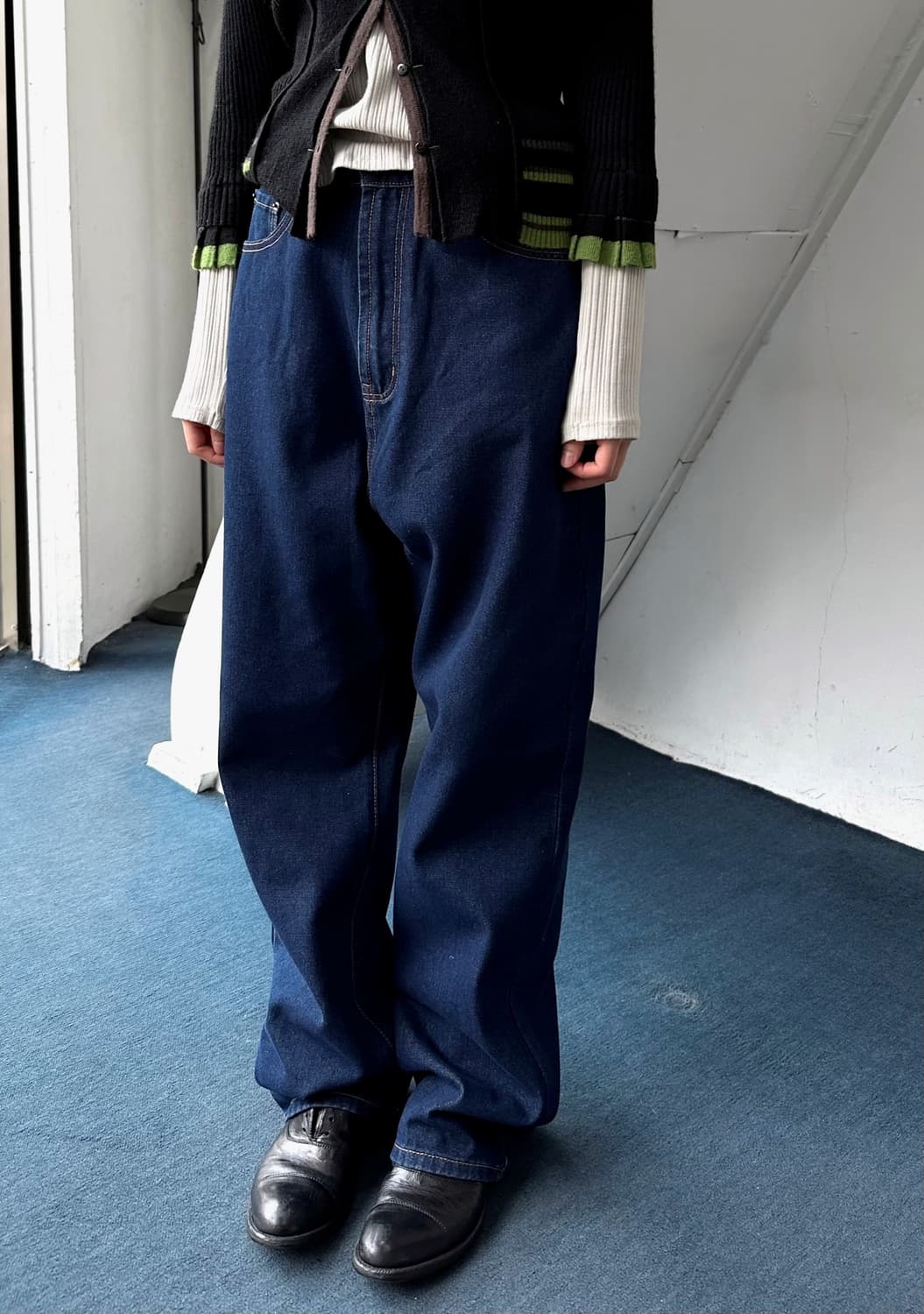 5pkt one washed wide denim pants 상품이미지2