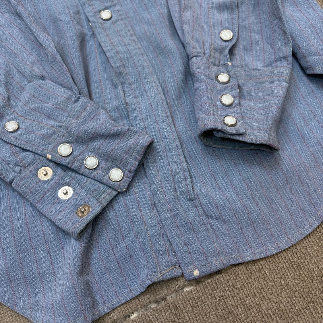 50s levis 리바이스 빈티지 웨스턴 셔츠 s 상품이미지5