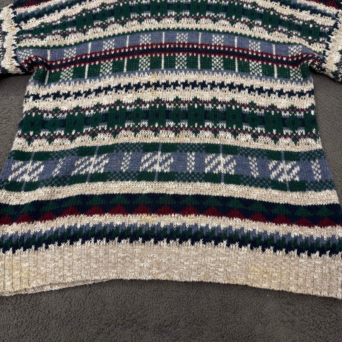 [ 정품/L ] 뉴에라 빈티지 케이블 니트티 상품이미지6