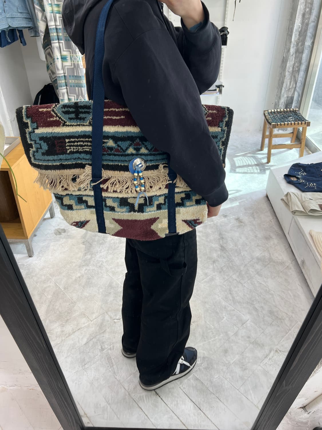 빈티지 에스닉 숄더 백 상품이미지6